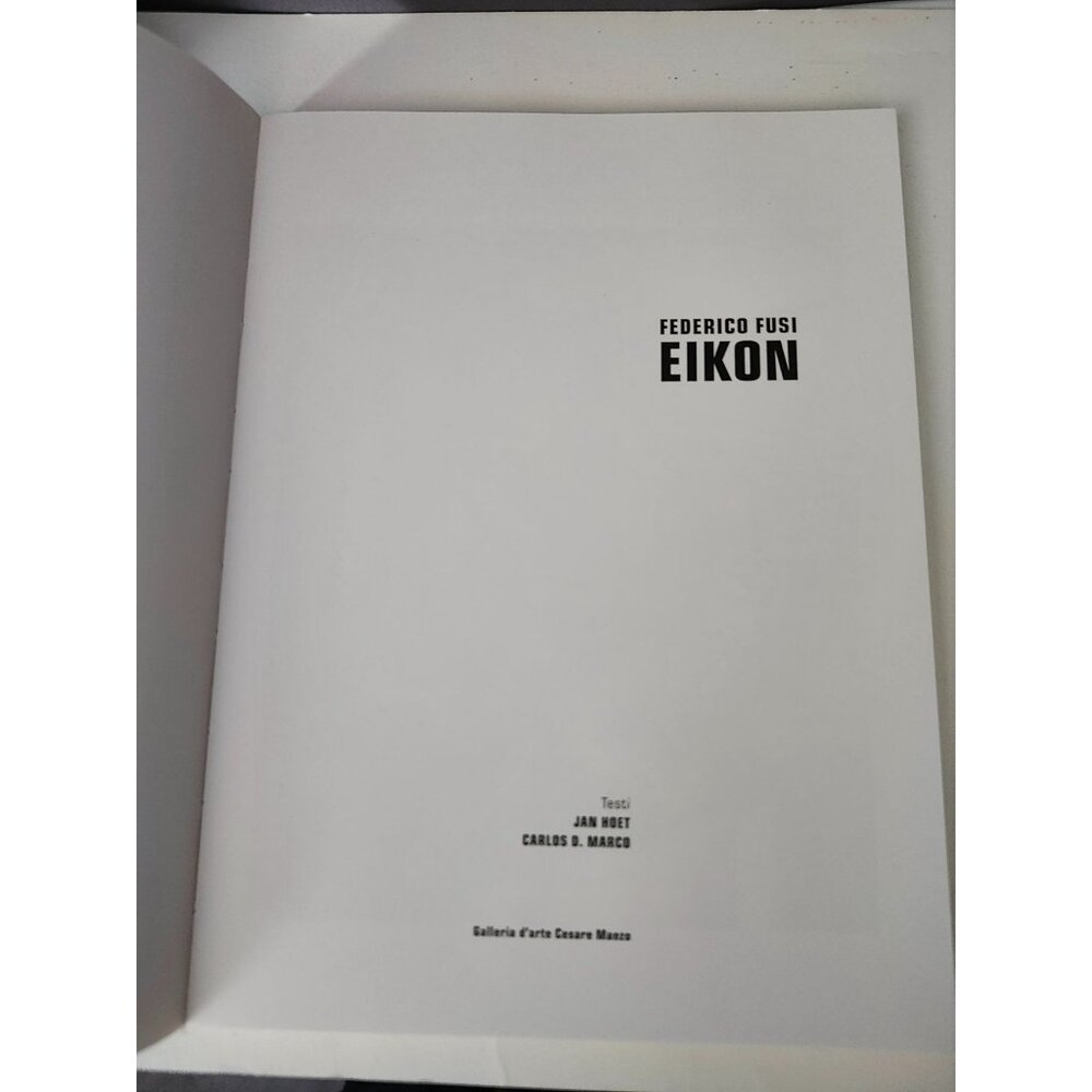 Federico Fusi Art Books Lot of 2, Italian Artist, Eikon Sculpture Italia Italy - Picture 6 of 16